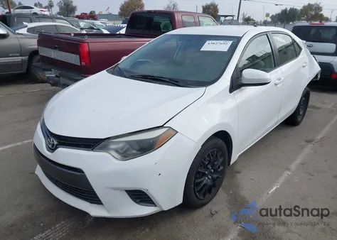 2016 Toyota Corolla Le z USA, uszkodzony, nr VIN 2T1BURHE5GC667065